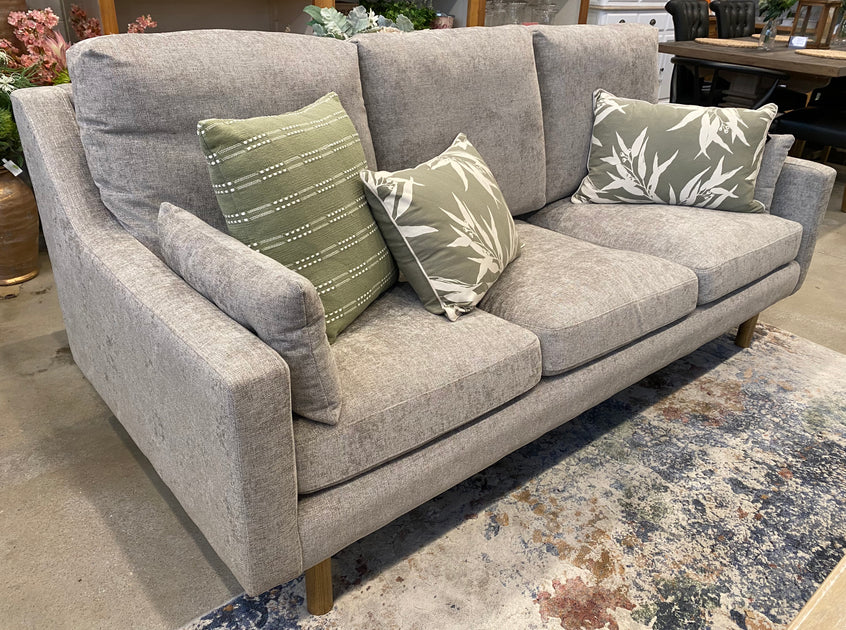 Portland Seater Sofa Oak Buffet and Hutch