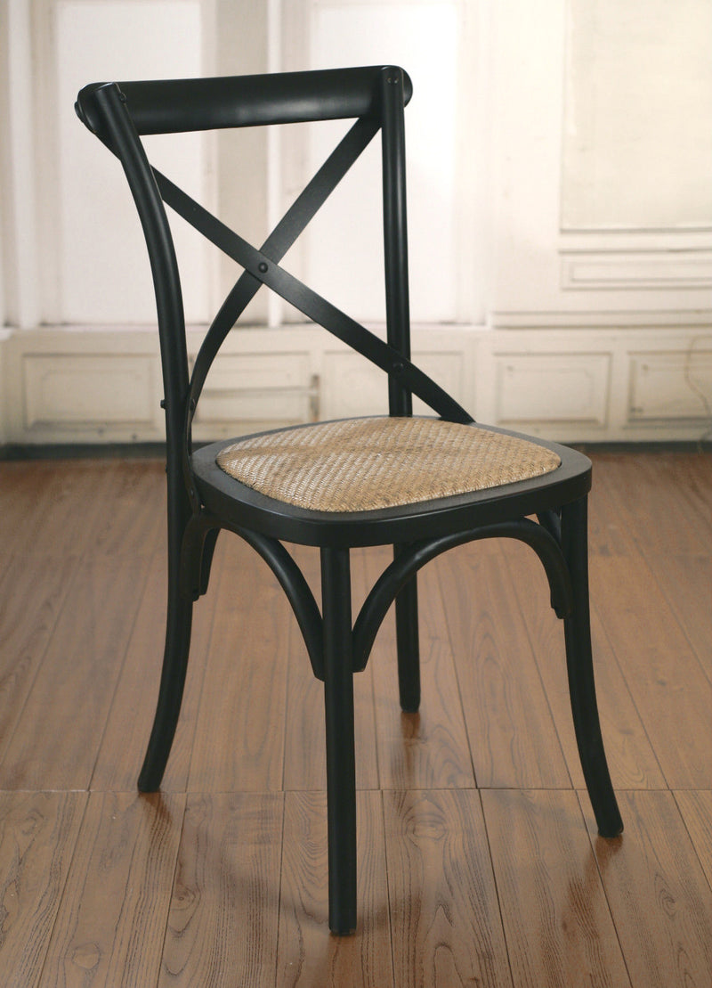 Charmont Dining Chair Cross Back Hardwood White