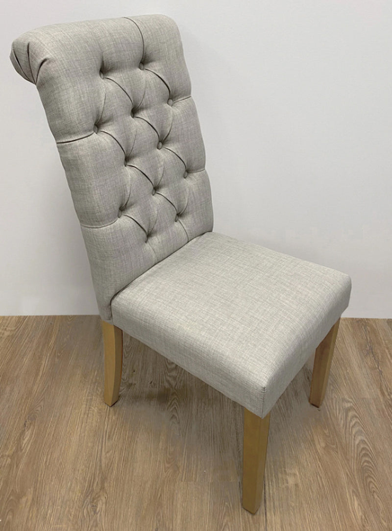 Limoges Dining Chair Roll Back - Neutral