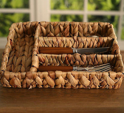 Woven Cachepot Home Decor Gift 12cms BRAND NEW 2 Shapes Available (Square)