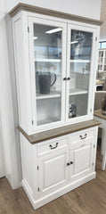 Chandon Buffet & Hutch 2 Door Unit White