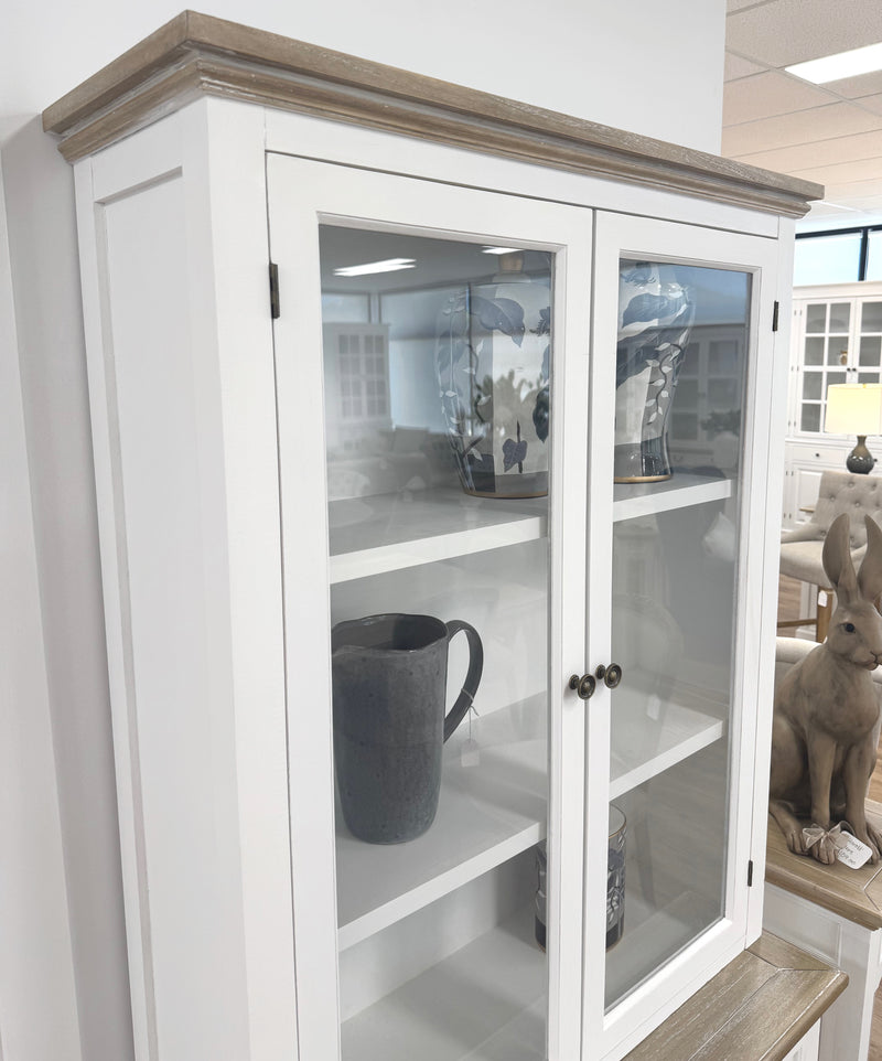 Chandon Buffet & Hutch 2 Door Unit White