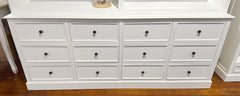 Brighton Buffet / Chest (Base) White 200cms