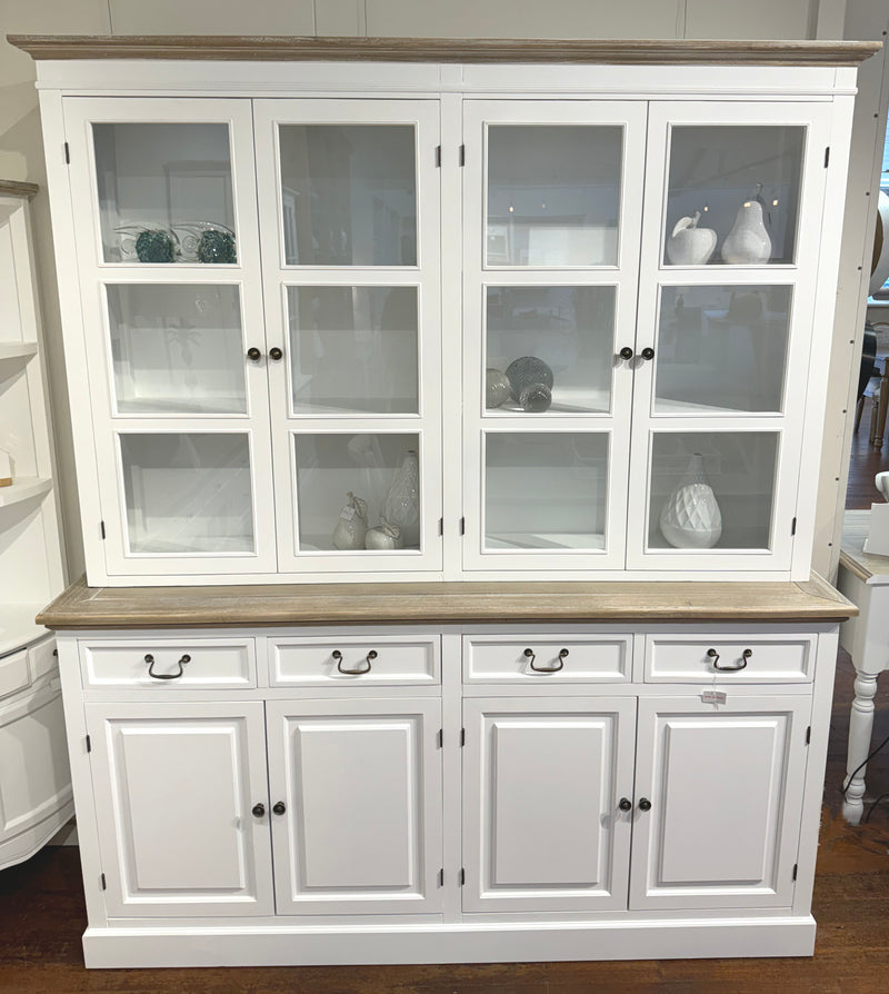 Chandon Buffet & Hutch 4 Door White