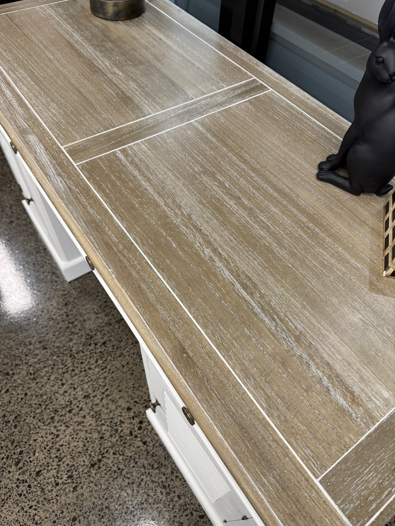 Plantation Desk White - floor stock