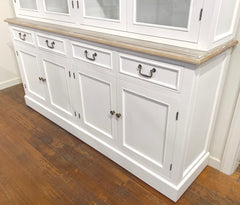 Hunter Buffet & Hutch 4 Door White