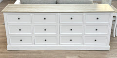 Brighton Chest / Buffet Timber Top 200cms