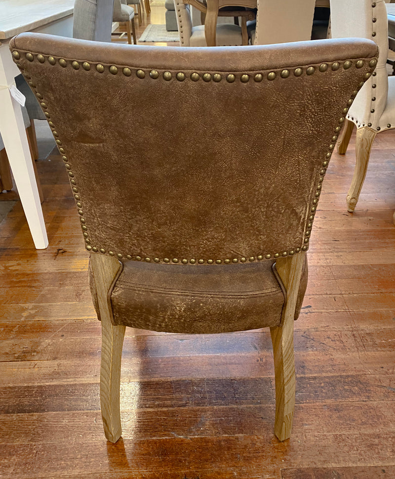 Valance Dining Chair Top Grain Italian Leather & Oak