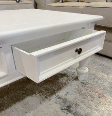 Plantation Coffee Table - All White 120x70cms