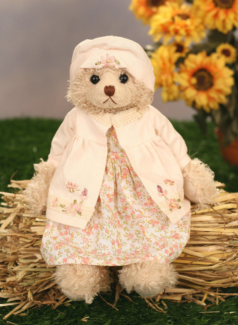 Handmade Teddy Bear 'Rose' Uncle Beans Bears 36cms