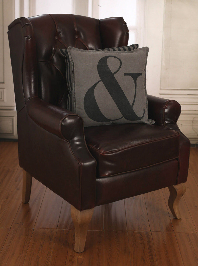 Decorator Cushion 45x45cm Ampersand Throw Pillow
