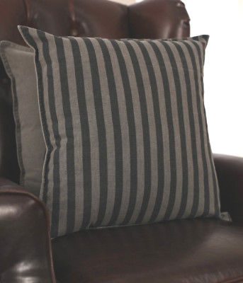 Decorator Cushion Cover Black Stripe Soft Touch Home Decor Throw Pillow Homeware