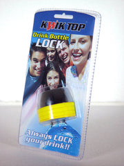 Drink Bottle Lock Protector Blue Combination Protect Drink Kwik Top