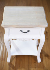 Sophia Bedside Chest White Night Stand With Drawer