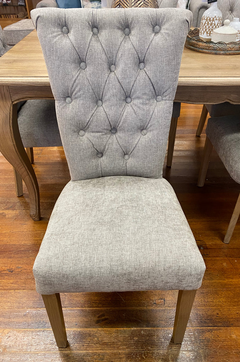 Giverny Dining Chair Soft Grey Oak