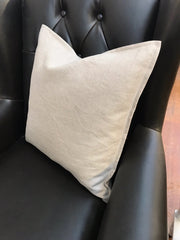 Linen Cushion Filled 50x50 - Natural Linen