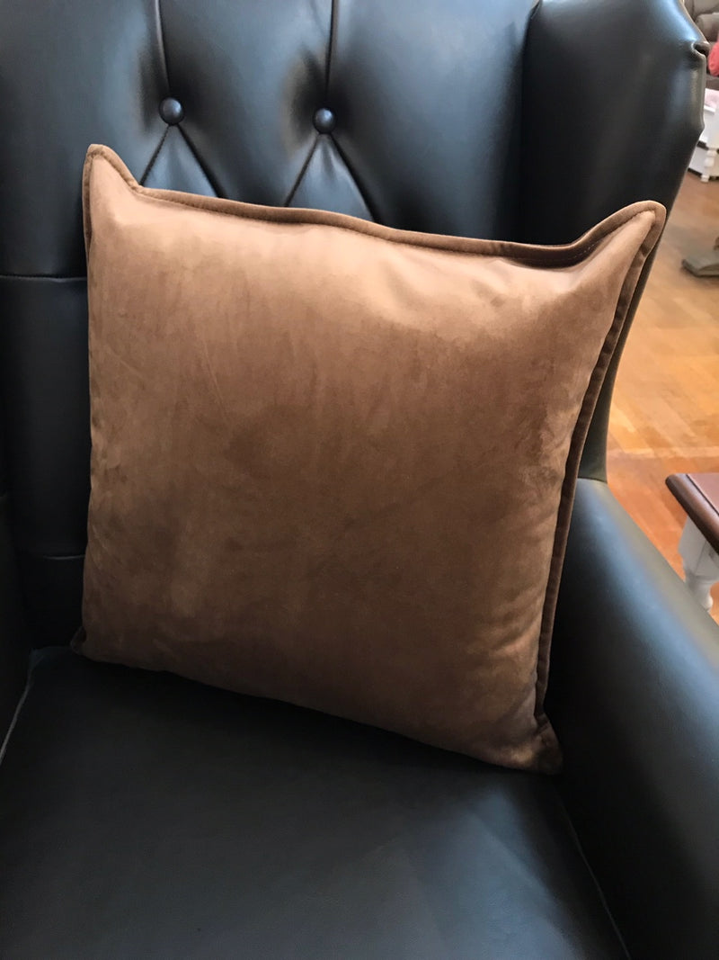 Velvet Cushion Filled 50x50 - Copper