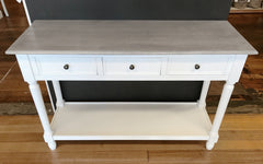 Fontaine Sofa Table White Sideboard Console 120cms