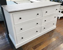 Fontaine Chest of 6 Drawers Dresser 145cms