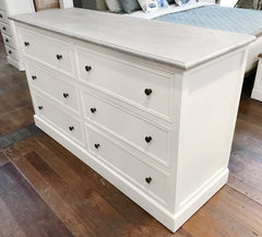 Fontaine Chest of 6 Drawers Dresser 145cms