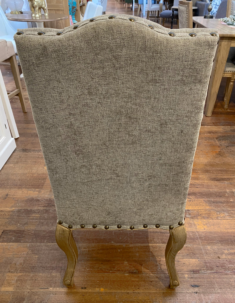 Cannes Dining Chair Oak & Soft Grey