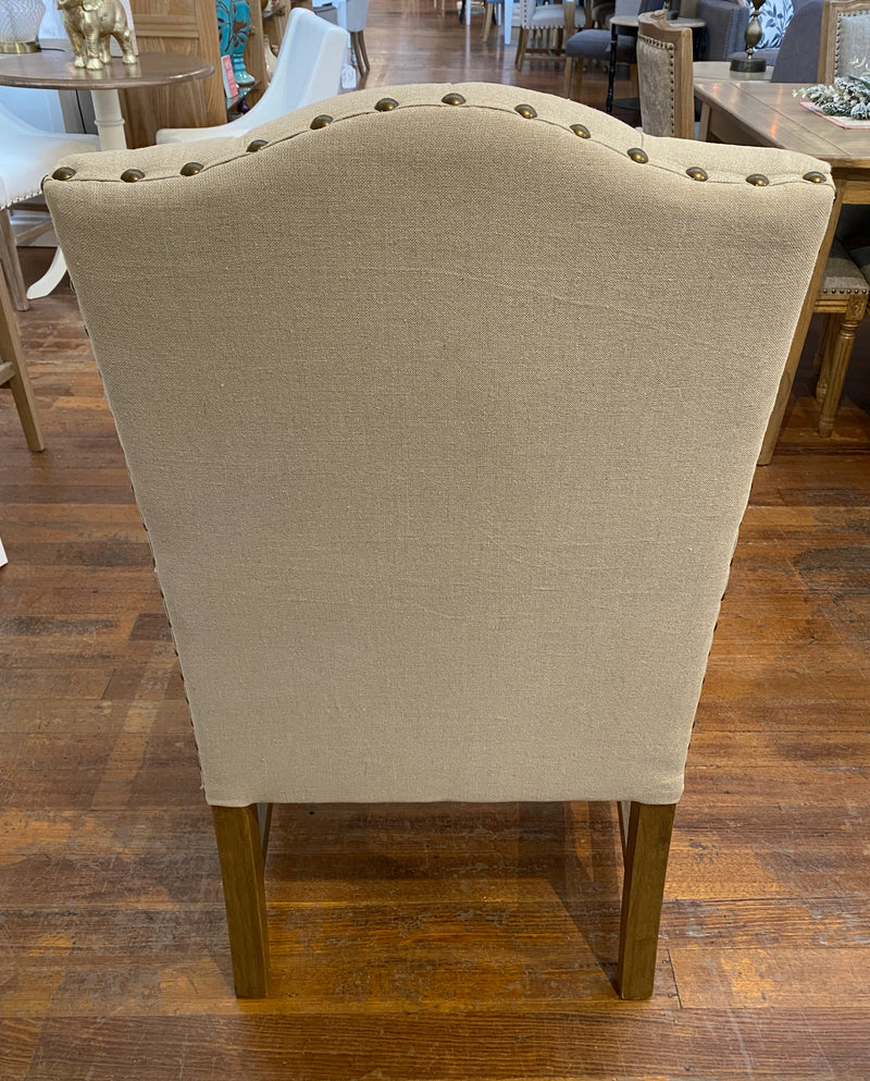 Marseille Dining Chair French Provincial Oak and Linen