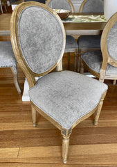 Louis Dining Chair Soft Grey Oak