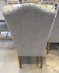 Lyon Dining Chair Oak & Soft Grey