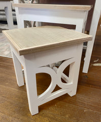 Chapel Nest of 3 Tables White