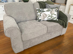 Wentworth 2 Seater Sofa Oak - Soft Grey