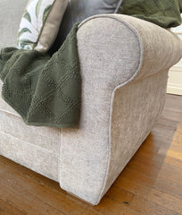 Wentworth 2 Seater Sofa Oak - Soft Grey