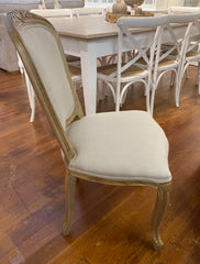 Bosquet Dining Chair 100% Linen French Provincial