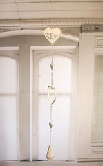 Rustic Hanging Heart Home Decor Hanger 110cms