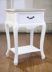 Sophia Bedside Chest White Night Stand With Drawer