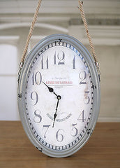 Clock Provincial Rustic Home Decor 'Louis' 50cms