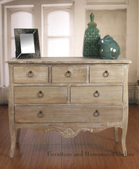 Bienville Chest of Drawers Set, 2 x Bedsides French Dresser Package